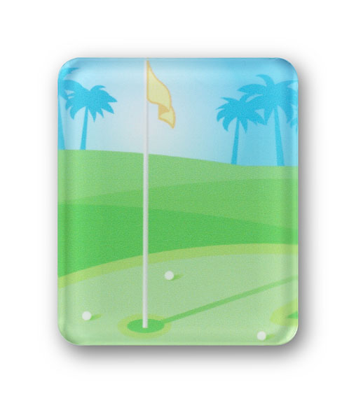 GOLF SCENE MAGNET